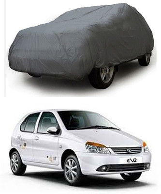 W proof Car Cover For Tata Indica eV2 (Without Mirror Pockets)(Grey)