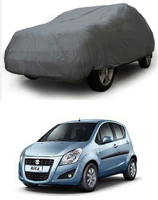 W proof Car Cover For Maruti Suzuki Ritz (Without Mirror Pockets)(Grey)