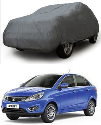 Billseye Car Cover For Tata Zest (Without Mirror Pockets)(Grey)