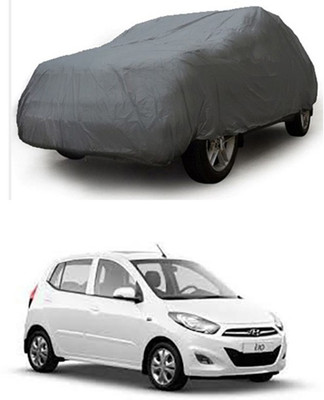 W proof Car Cover For Hyundai i10 (Without Mirror Pockets)(Grey)