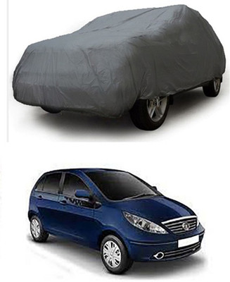 W proof Car Cover For Tata Indica Vista (Without Mirror Pockets)(Grey)