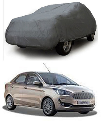 W proof Car Cover For Ford Aspire (Without Mirror Pockets)(Grey)