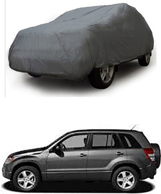 W proof Car Cover For Maruti Suzuki Grand Vitara (Without Mirror Pockets)(Grey)