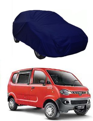 W proof Car Cover For Mahindra Jeeto (Without Mirror Pockets)(Blue)