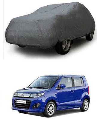 W proof Car Cover For Maruti Suzuki WagonR Stingray (Without Mirror Pockets)(Grey)