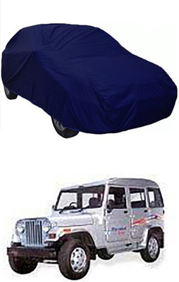 W proof Car Cover For Mahindra Marshal (Without Mirror Pockets)(Blue)