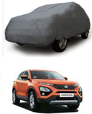 W proof Car Cover For Tata Harrier (Without Mirror Pockets)(Grey)