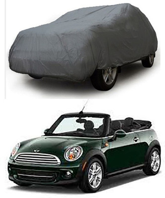W proof Car Cover For Mini Universal For Car (Without Mirror Pockets)(Grey)