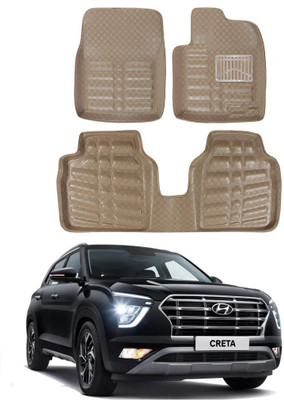 ARNEJA Polyutherine 3D Mat For  Hyundai Creta(Beige)