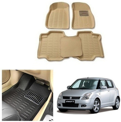After cars Plastic 3D Mat For  Maruti Suzuki Swift(Beige)