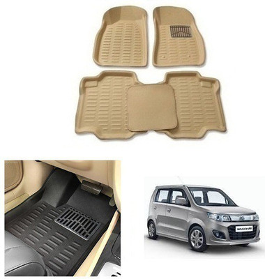 After cars Plastic 3D Mat For  Maruti Suzuki WagonR(Beige)