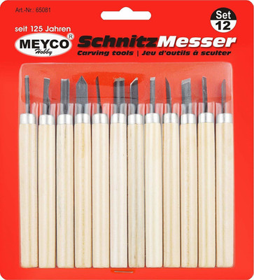 CeeJay 12 Pcs Wood Carving Hand Chisel Tool Kit Set Wood Working Professional Gouges Combination Chisel Set Combination Chisel Set(Pack of 12)