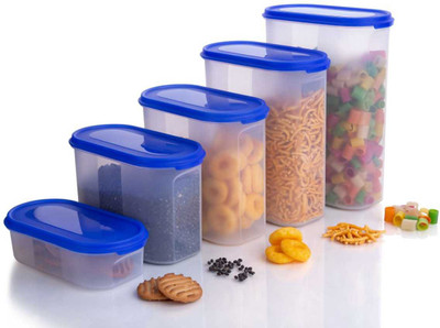 Analog Kitchenware Polypropylene Grocery Container  - 500 ml, 1000 ml, 1500 ml, 2000 ml, 2500 ml(Blue)
