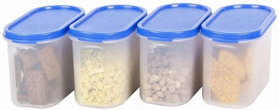 Tuqqerwere Polypropylene Grocery Container  - 1100 ml(Pack of 3, Blue)