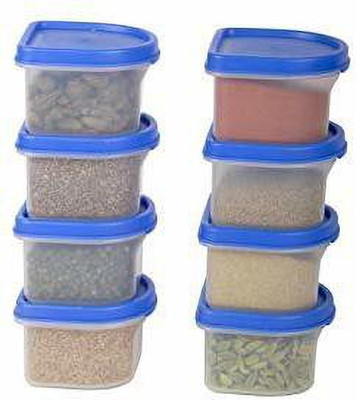 Cutting EDGE Plastic Utility Container  - 250 ml(Pack of 8, Blue)