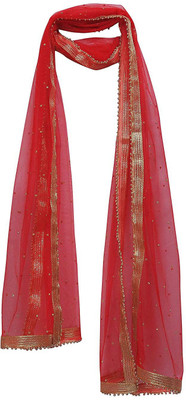 faith visit Net Embroidered Women Dupatta