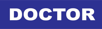 VVWV DOCTOR SIGN STICKER Emergency Sign