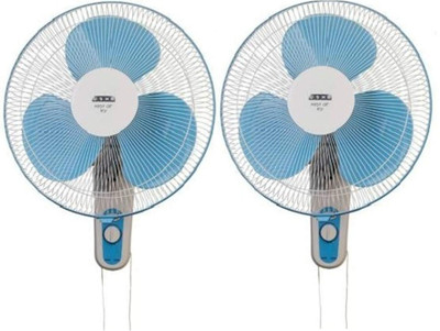 Usha Mist Air Icy pack of 2 400 mm 3 Blade Wall Fan  (Blue, Pack of 2)