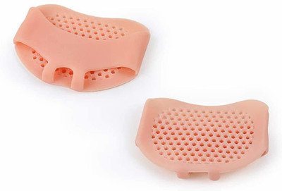 FIVANIO Silicon Gel Half Toe Sleeve Forefoots Pads Foot Support for men (pack of 1pairs) Heel Support(Multicolor)