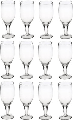 Somil (Pack of 12) Royal Wine, Cocktail, Champagne Drinking Clear Glass Set- S30 Glass Set Wine Glass(300 ml, Glass, Clear, White)