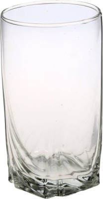 Somil (Pack of 6) Stylish Clear Transparent Multipurpose Drinking Glass- R197 Glass Set Water/Juice Glass(300 ml, Glass, Clear)