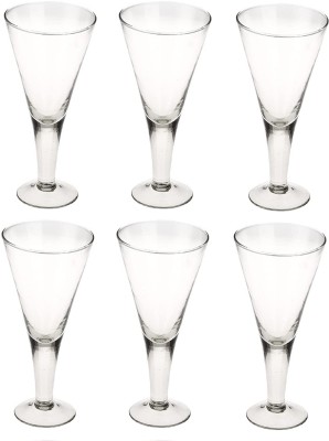Somil (Pack of 6) Multipurpose Drinking Glass -B1884 Glass Set Wine Glass(150 ml, Glass, Clear)