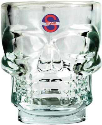 Somil (Pack of 6) Multipurpose Drinking Glass -B1595 Glass Set Shot Glass(40 ml, Glass, Clear)