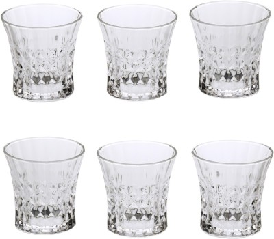 Somil (Pack of 6) Stylish Clear Transparent Multipurpose Drinking Glass- R340 Glass Set Whisky Glass(260 ml, Glass, Clear)