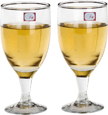 Somil (Pack of 2) Multipurpose Drinking Glass -B1848 Glass Set Wine Glass(180 ml, Glass, Clear)