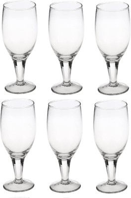 Somil (Pack of 6) Royal Wine, Cocktail, Champagne Drinking Clear Glass Set- S39 Glass Set Wine Glass(200 ml, Glass, Clear, White)