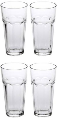 Somil (Pack of 4) Multipurpose Drinking Glass -B1448 Glass Set Water/Juice Glass(300 ml, Glass, Clear)