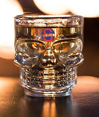 Somil Stylish Clear Transparent Multipurpose Drinking Glass- R354 Glass Shot Glass(20 ml, Glass, Clear, White)