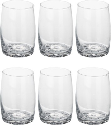 Somil (Pack of 6) Multipurpose Drinking Glass -B1568 Glass Set Water/Juice Glass(270 ml, Glass, Clear)