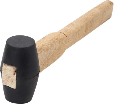 Lovely Rubber Hammer with Wooden Handle (1.50Inch) Dry-wall Hammer(0.22 kg)