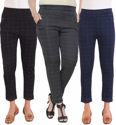 Cloud Star Multicolor Jegging(Checkered)