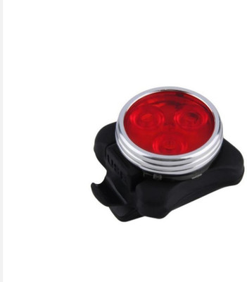 RESHNE LED Rechargeable bicycle back red tail light LED Rear Break Light(Black)