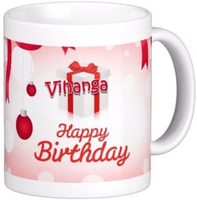 GNS Happy Birthday Vihanga Wish 82 Ceramic Coffee Mug(330 ml)