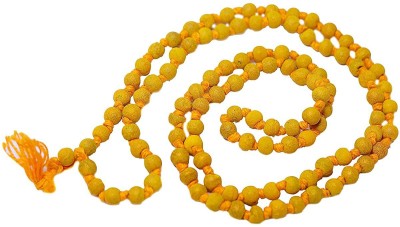 Ganpati Haldi Mala(Turmeric mala)108+1 Energized Beads Wood Chain