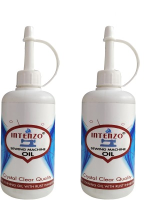 intenzo Special White Oil For Sewing Machine 100ml pack of 2 100 ml Sewing Machine Oil(Bottle)