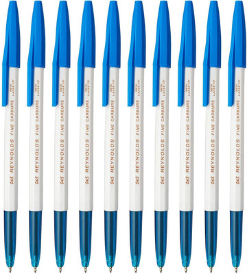 Reynolds Pack of 10 Ball Pen(Pack of 10, Ink Color - Blue)