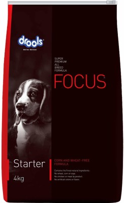Drools Focus Starter Super Premium Dog Food Chicken 4 kg Dry Adult Dog Food