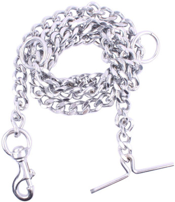 S.Blaze 850g Dog Chain 152cm Approx Specially for Under 80kg Big Breeds 152 cm Dog Chain Leash(Silver)