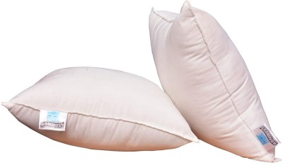 HOMIBOSS Big Cushion filler 26 x 26 inches set of 2 Polyester Fibre Solid Sleeping Pillow Pack of 2(White)
