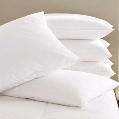 JDX Polyester Fibre Solid Sleeping Pillow Pack of 5(White)
