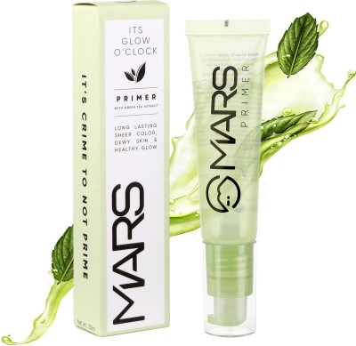 MARS Glow O' Clock Primer, (T2), With Lilium Hand Cleanser Primer  - 30 ml(Transparent)