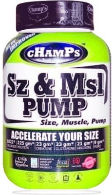 CHAMPS NUTRITION SZ & MSL PUMP 2LB Weight Gainers/Mass Gainers(1 kg, CHOCOLATE)