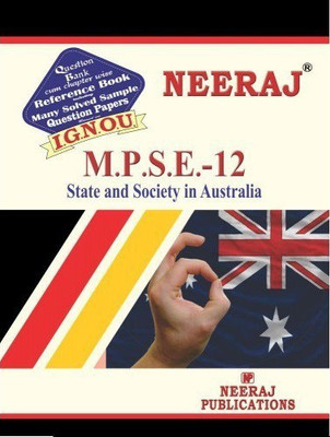 MPSE12 State And Society In Australia | English Medium | Neeraj Publications Guide With Question Bank(Paperback, Expert Panel of Neeraj Publication)