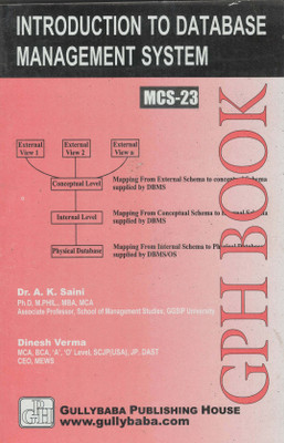 MCS-23 Introduction To Database Management System(Paperback, Expert Panel of Gullybaba)