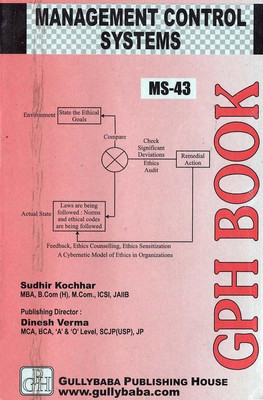 MS-43 : MANAGEMENT CONTROL SYSTEMS (Including Previous Year Solved Question Papers)(Hardcover, Sudhir Kochhar)