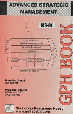 IGNOU MS-91 Advanced Strategic Management (Including Solved Question Papers)(Paperback, Expert Panel of Gullybaba)